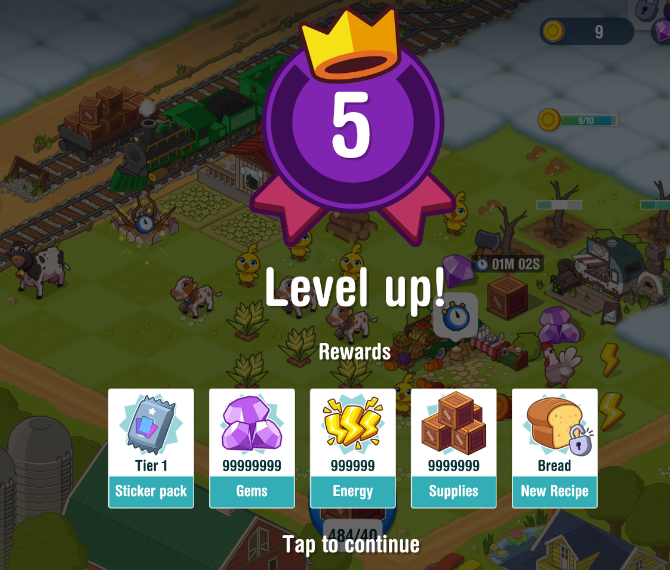 level 5 reward with like 9 morbillion gems